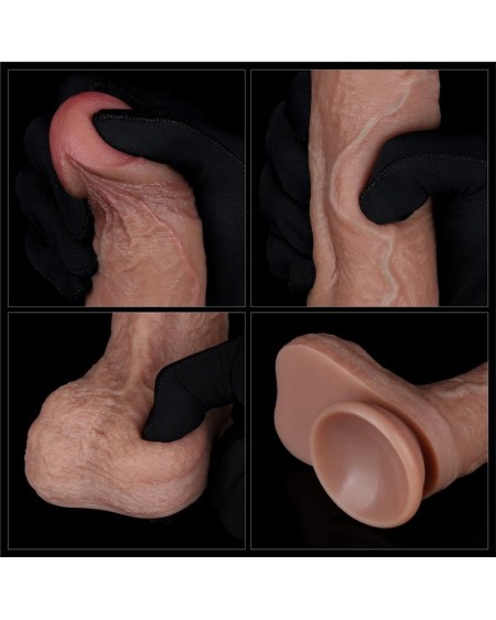 dual layered silicone dildo 8.5