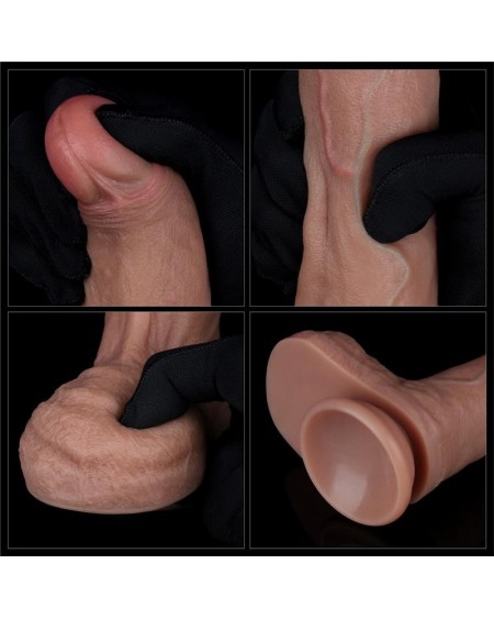dual layer silicone dildo 8.5