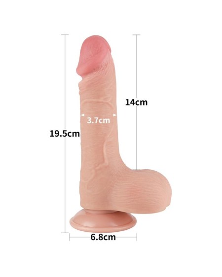 sliding peau dual layer dildo 7.5