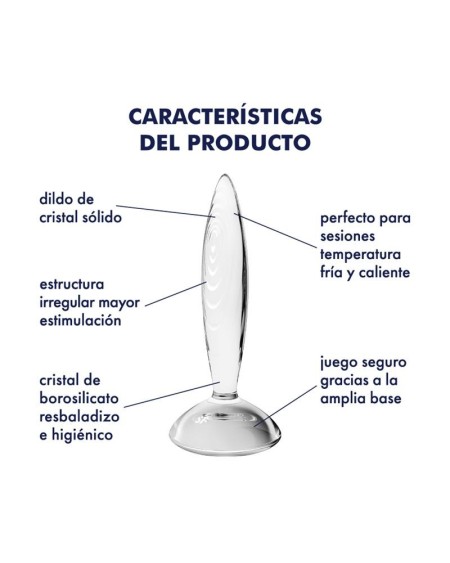 butt plug sparkling crystal hot and cold clear