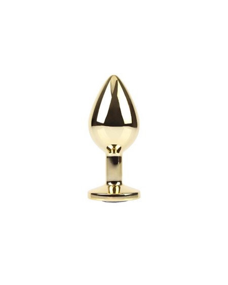metal anal plug with jewel size m