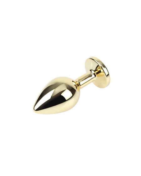 metal anal plug with jewel size m