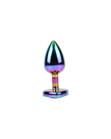 rainbow heart gem plug size s
