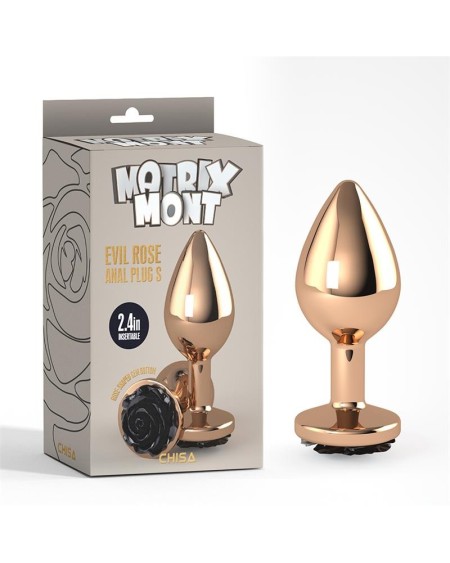 evil rose jewel anal plug size s