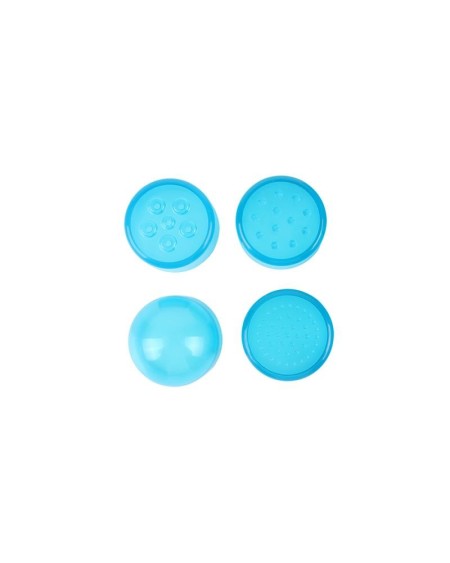 mini massager 3 heads blue