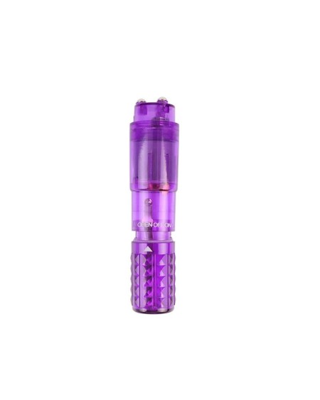 mini massager 3 heads violet