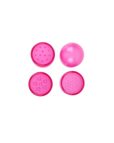 mini massager with 3 heads rose