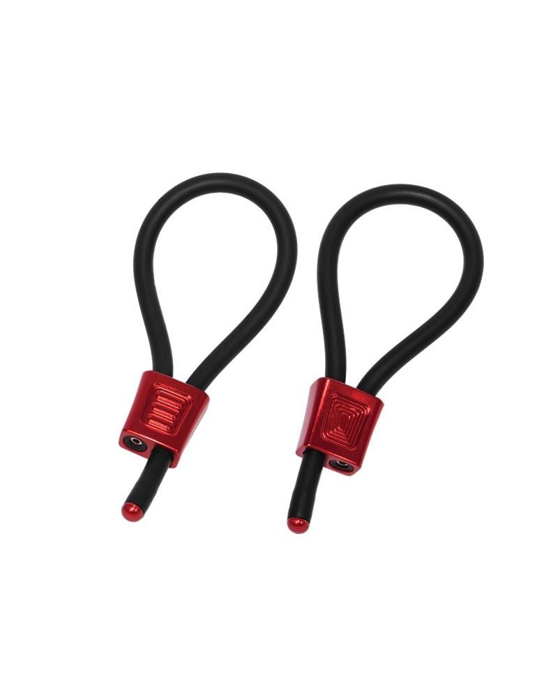 electraloops prestige set of 2 penis rings red