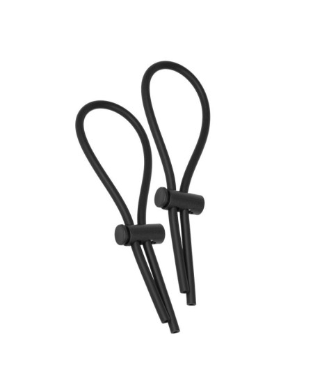 set of 2 adjustable penis rings