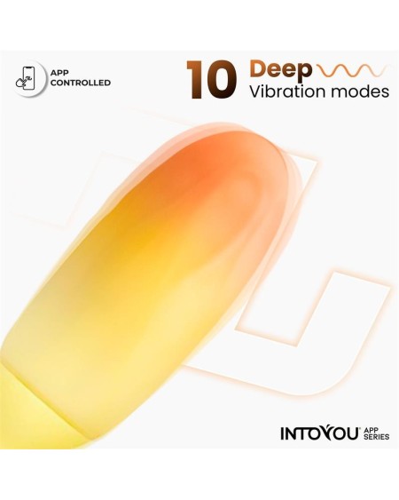 vibrant egg double layer silicone with app yelloworange