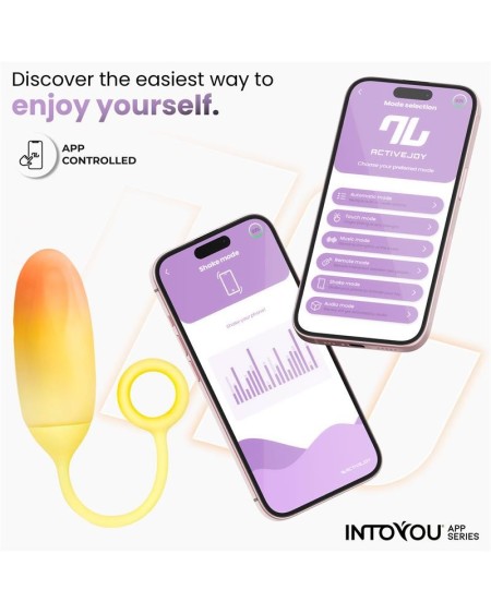 vibrant egg double layer silicone with app yelloworange