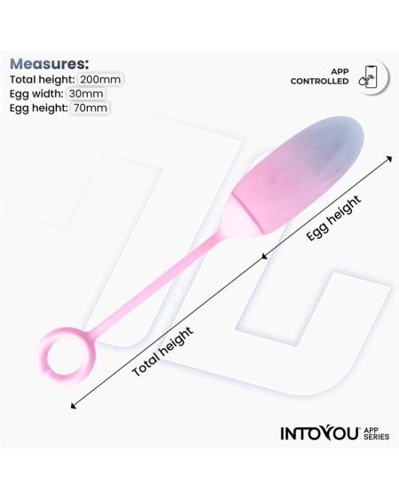 vibrant egg double layer silicone with app bluepink