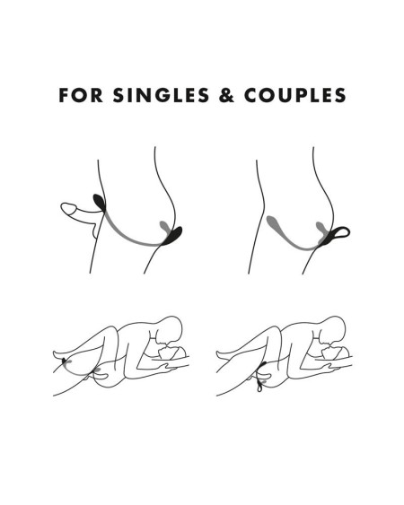 plug play 1 anal vibrator flexible blue