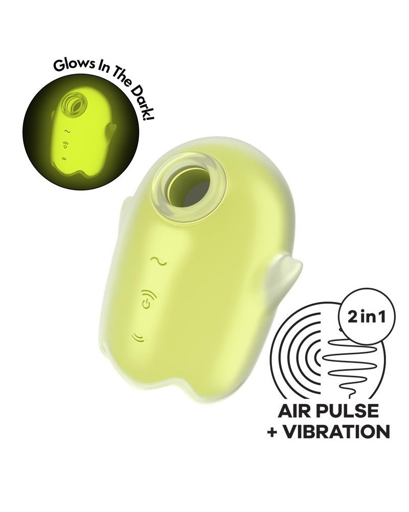 glowing ghost clitoris sucker glows in the dark yellow