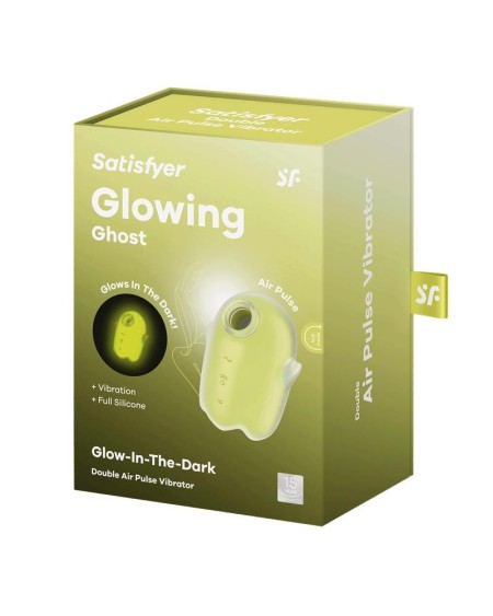 glowing ghost clitoris sucker glows in the dark yellow