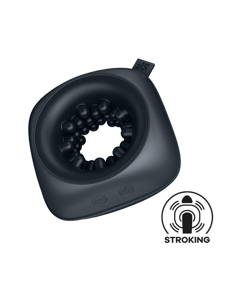 ring stroker pocket size masturbator ring noir