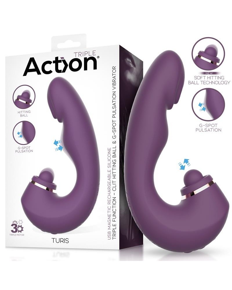 turis souple hitting ball with g-spot pulsation and vibration