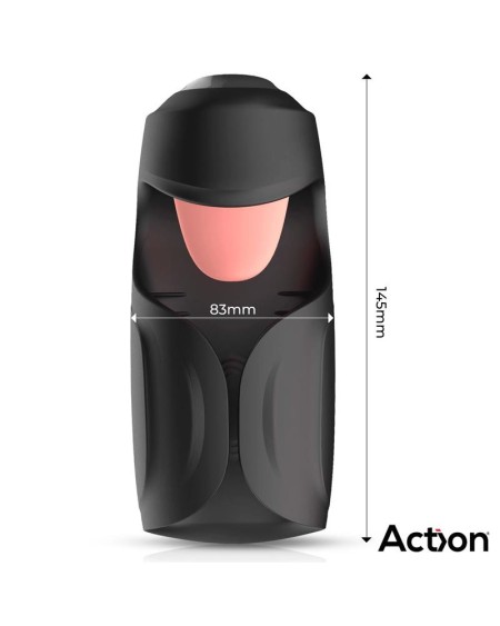 kubex masturbator with licking tongue, pulsation and vibration