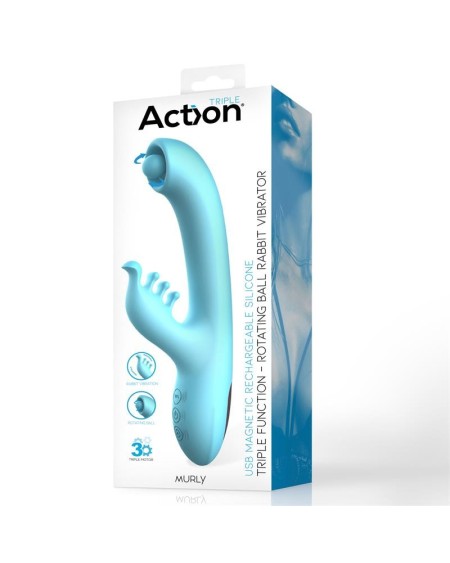 murly souple massaging ball 360o con vibracin doble - 3 motores