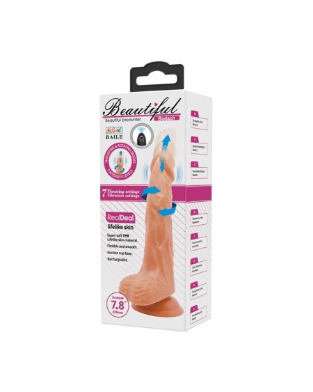 bodach thrusting, rotating and vibrant dildo