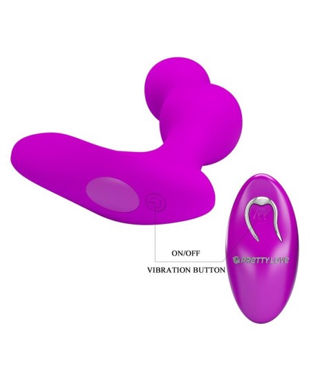 terrance vibrant butt plug with remote