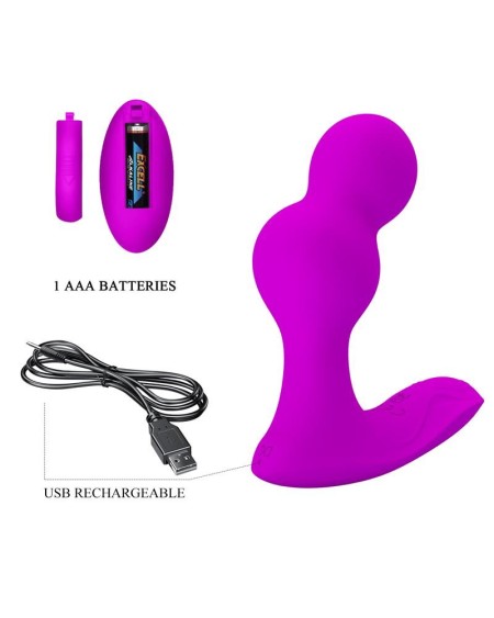 terrance vibrant butt plug with remote