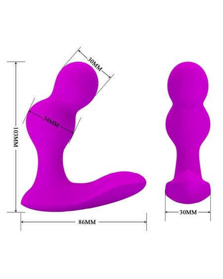 terrance vibrant butt plug with remote