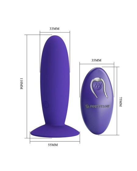 youth vibrant anal plug with remote