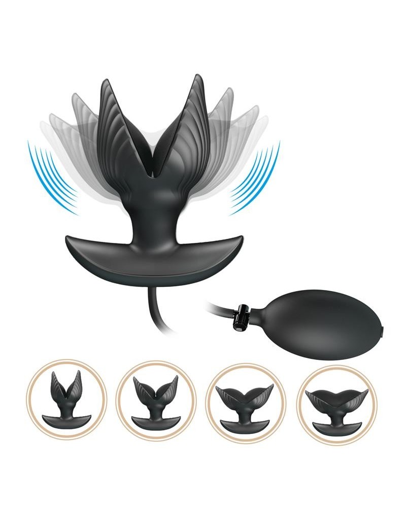 manson inflatable butt plug with vibration