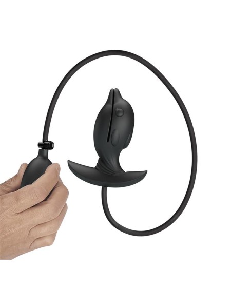 hanson inflatable butt plug with vibration