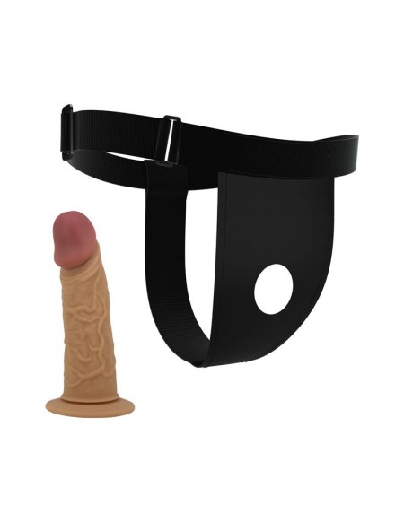 houston strap-on harness with hollow dildo