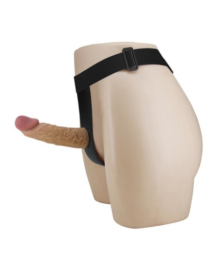 houston strap-on harness with hollow dildo