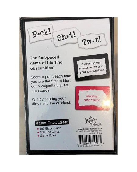 board game fck! sht! twt!