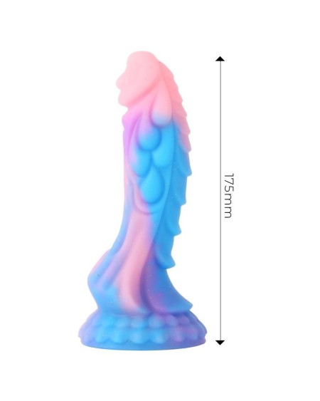 luminiscent dragon shaped dildo 18 cm