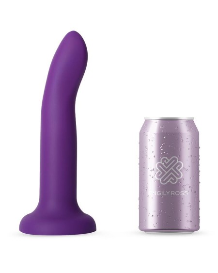 color-changing dildo violet to rose size l 21 cm