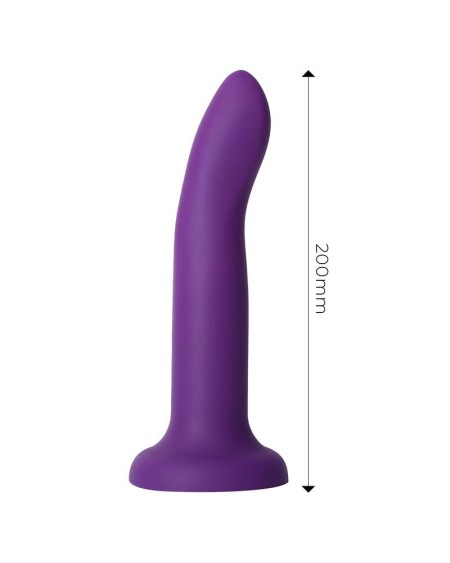 color-changing dildo violet to rose size l 21 cm