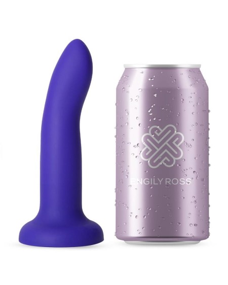 color-changing dildo violet to rose size s 14 cm