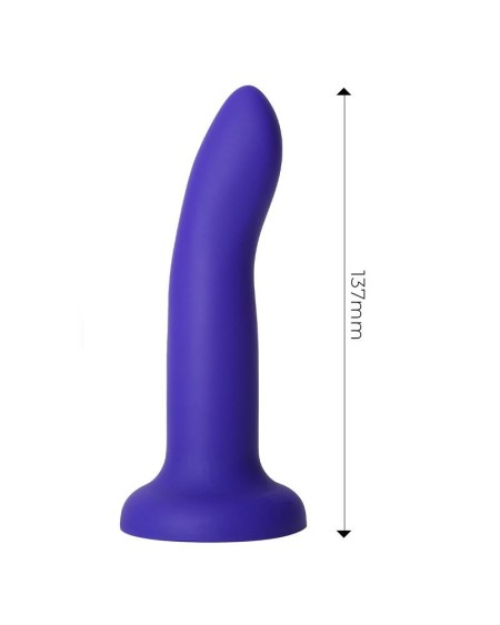 color-changing dildo violet to rose size s 14 cm