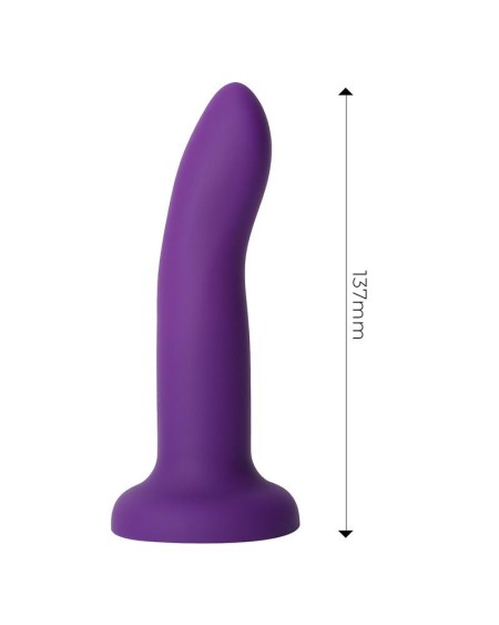color changing dildo violet to rose size s 14 cm