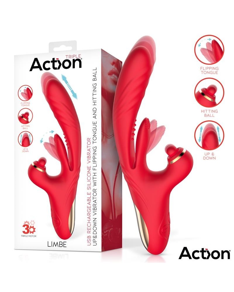 limbe vibe with flip-flap tongue, hitting ball and up and down