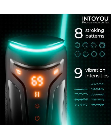 conor male masturbator with thrusting, vibration and heat function