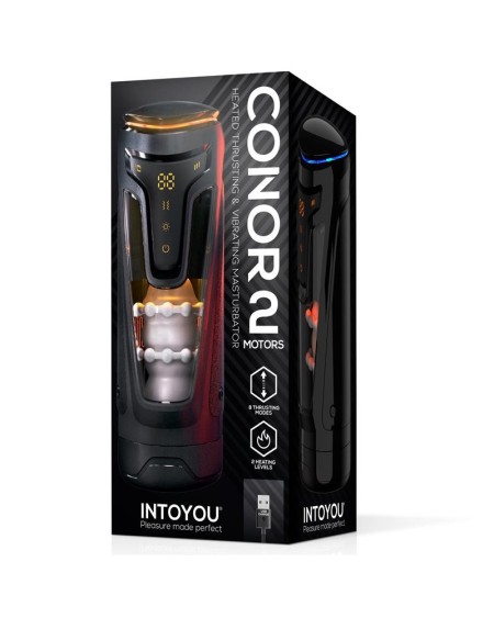 conor male masturbator with thrusting, vibration and heat function