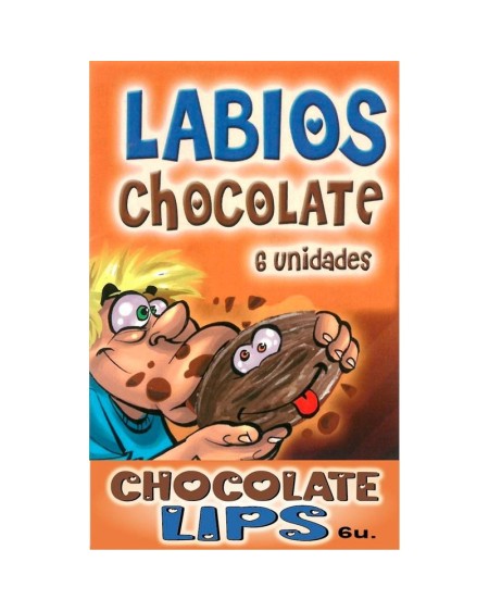 comic box vagina-shaped dark chocolate 6 units