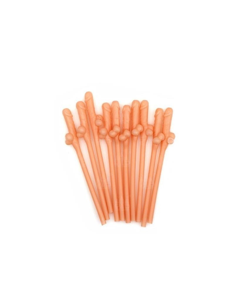 penis-shaped straws - pack of 10