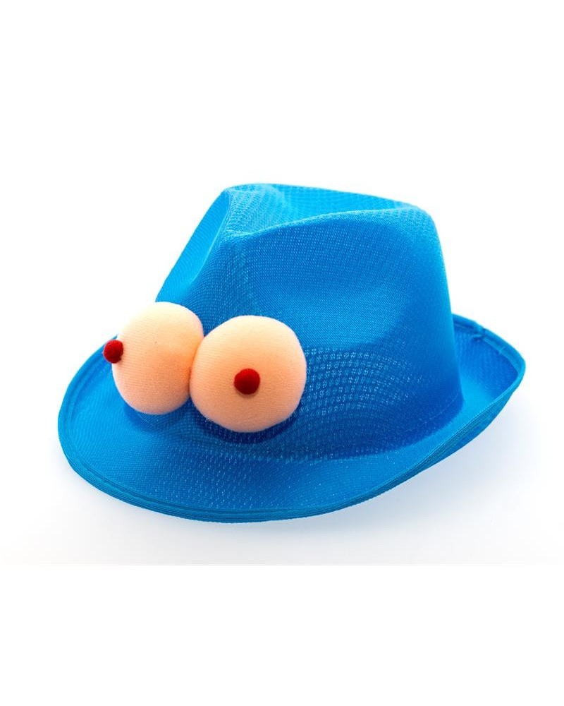 blue breast hat