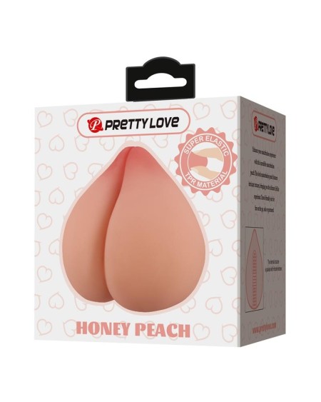 honey peach-shaped male masturbator