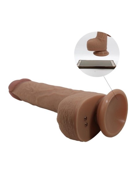 tommy réaliste dildo with vibration and thrusting with remote