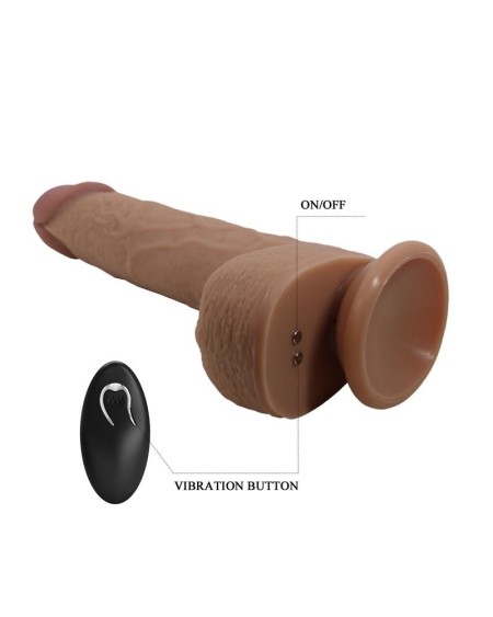 tommy réaliste dildo with vibration and thrusting with remote