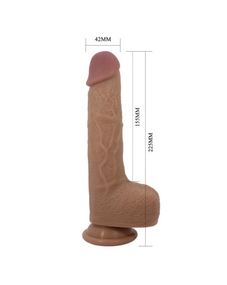 tommy réaliste dildo with vibration and thrusting with remote