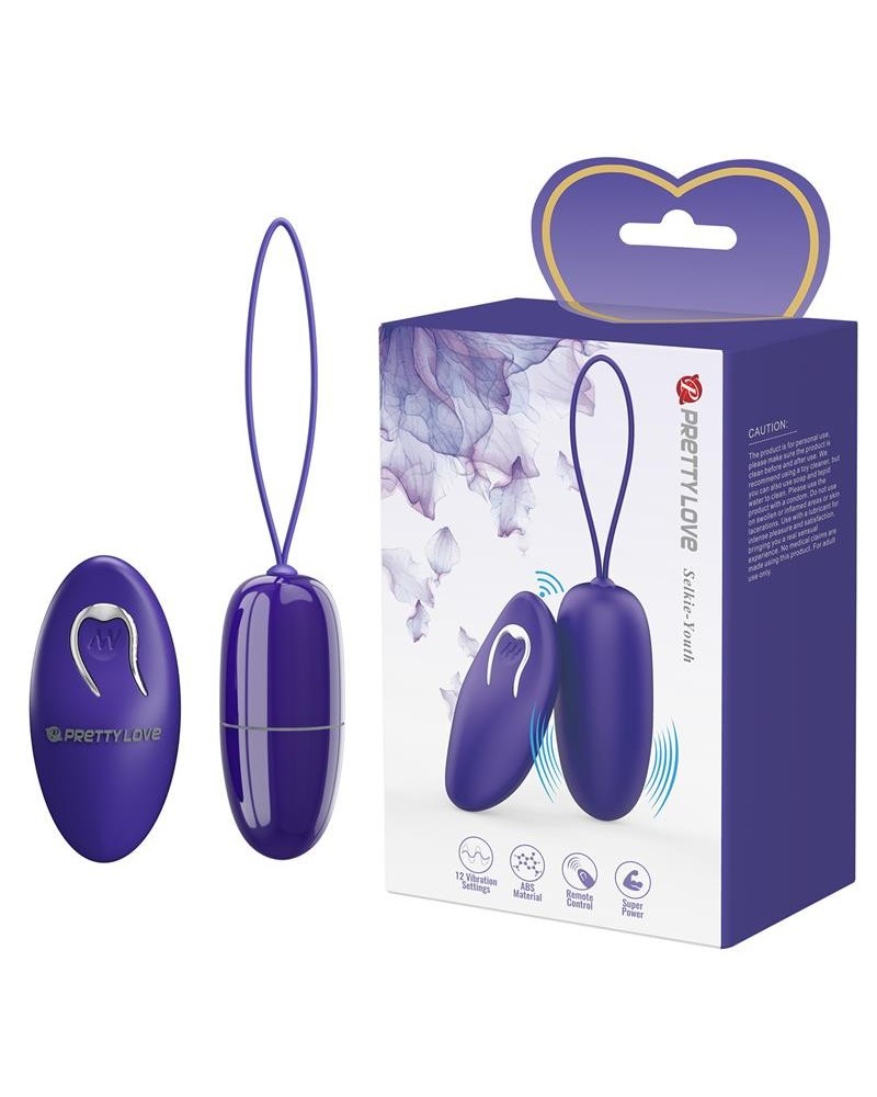 selkie youth vibrant egg with remote control